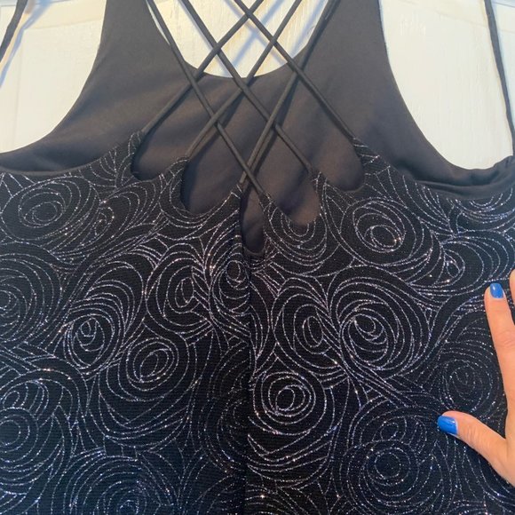 Sparkly black Evening gown - Picture 4 of 8